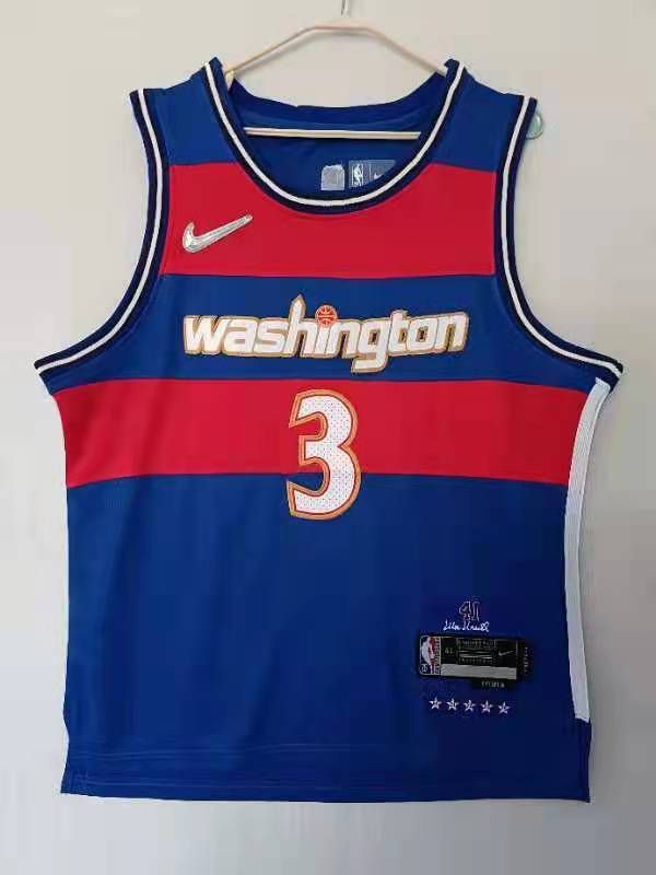 Men Washington Wizards #3 Beal Blue 2022 City Edition Nike NBA Jersey->houston rockets->NBA Jersey